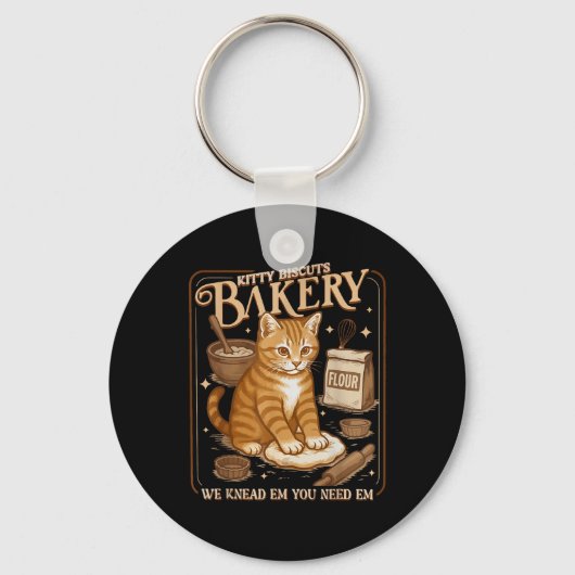 Porte-clés Boulangerie Funny Kitty Biscuits (Recto)