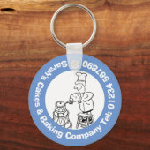 Porte-clés boulangerie, pâtisserie et boulangerie (Recto)