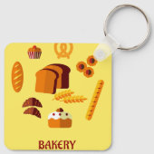 Porte-clés Boulangerie Pâtisseries et sucreries à thème (Dos)