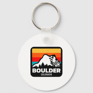Porte-clés Boulder Colorado Ski Snowboard Voyage en famille 1