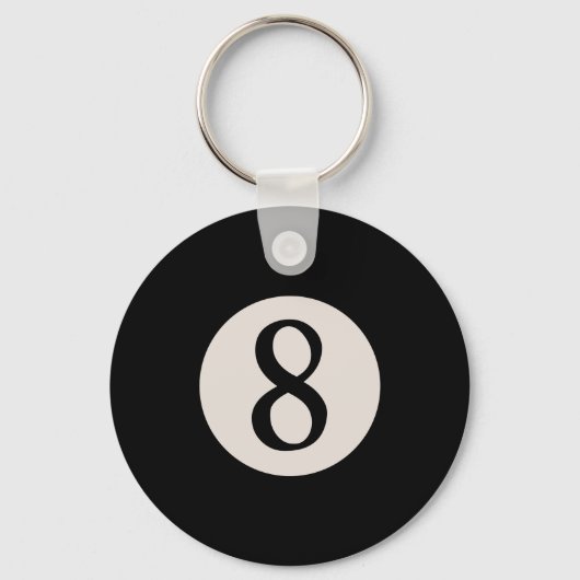 Porte-clés Boule 8 (Recto)