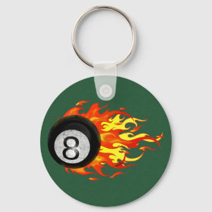 Porte-clés Boule 8 de flamber