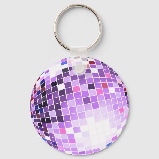 Porte-clés Boule à facettes (Recto)