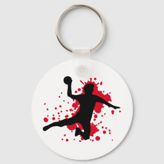 Porte-clés boule à main sanglante