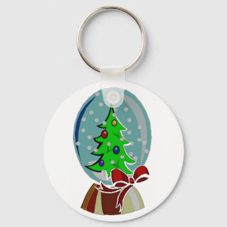 PORTE-CLÉS BOULE À NEIGE