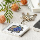 Porte-clés Boule agressive de peinture (Côté)