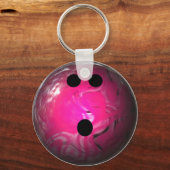 Porte-clés Boule de Bowl Rose Swirl (Recto)