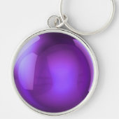 Porte-clés Boule de cristal violet (Devant)