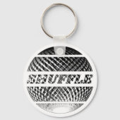 Porte-clés Boule de danse Shuffy disco en argent (Verso)