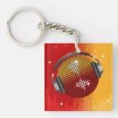 Porte-clés Boule de disco scintillante (Devant)