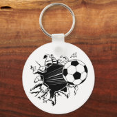 Porte-clés Boule De Football Sortie (Recto)