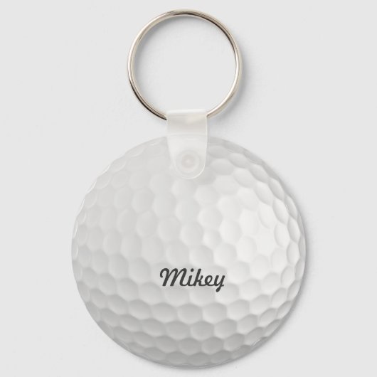 Porte-clés Boule de golf personnalisable (Recto)