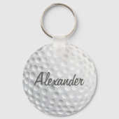 Porte-clés Boule de golf personnalisée (Recto)