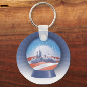 Porte-clés boule de neige obama (Recto)