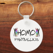 Porte-clés Boule de peinture Homo (Recto)