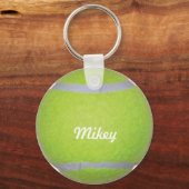 Porte-clés Boule de tennis personnalisable (Recto)