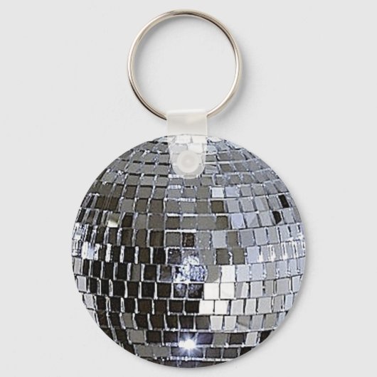 Porte-clés Boule Disco Argent (Recto)