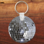 Porte-clés Boule Disco Argent (Recto)