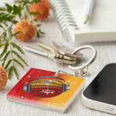 Porte-clés Boule Disco Étincelante (Devant Droit)