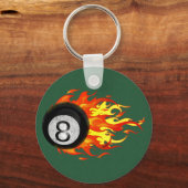 Porte-clés Boule flamboyante 8 (Recto)
