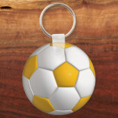 Porte-clés Boule jaune et blanche (Recto)