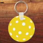 Porte-clés Boule jaune Pickleball Sport (Recto)