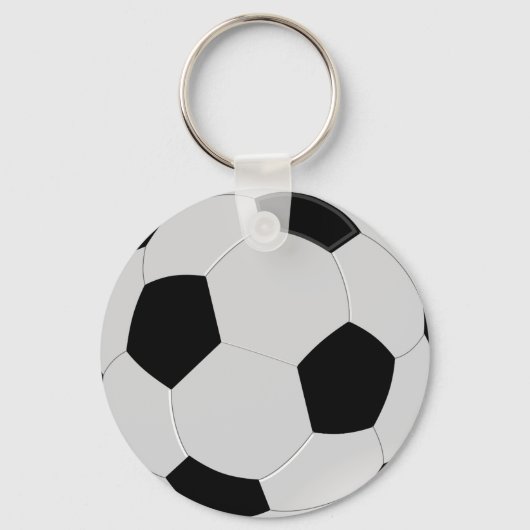 Porte-clés Boule noire et blanche (Recto)