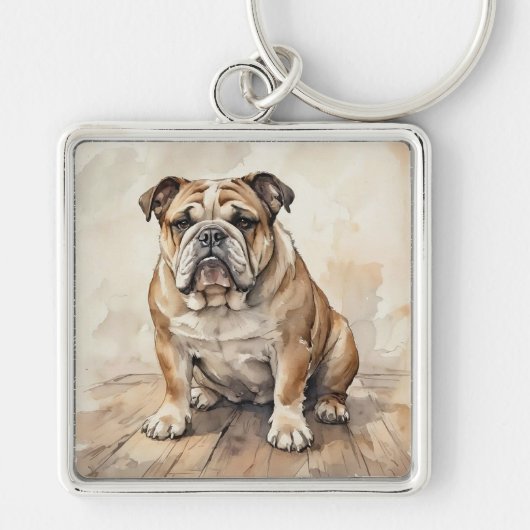 Porte-clés Bouledogue (Devant)
