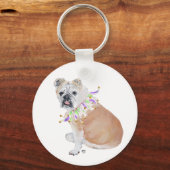 Porte-clés Bouledogue Anglais (Recto)