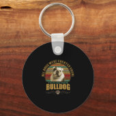 Porte-clés Bouledogue créé (Recto)