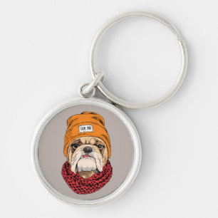 Porte-clés Bouledogue frais