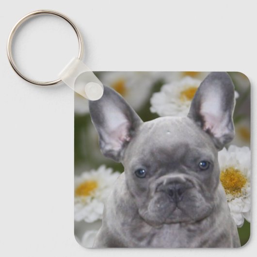 Porte-clés Bouledogue Français (Recto)