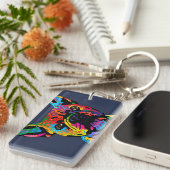 Porte-clés Bouledogue français (Devant droit)