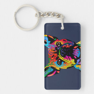 Porte-clés Bouledogue français