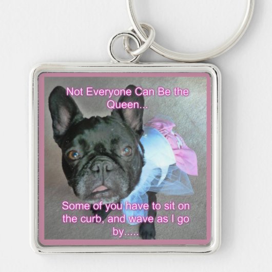 Porte-clés Bouledogue français (Devant)