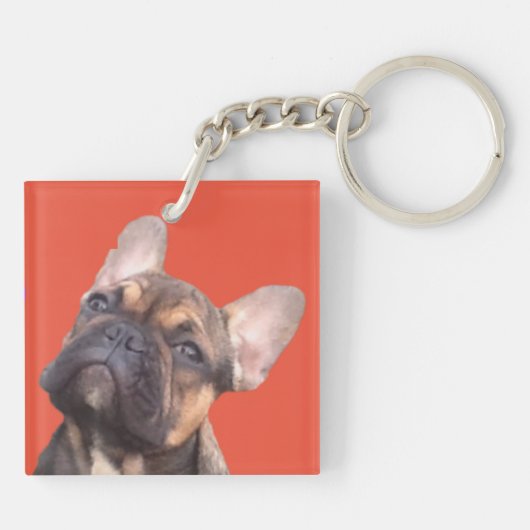 Porte-clés Bouledogue français (Dos)