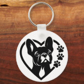 Porte-clés Bouledogue français (Recto)
