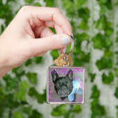 Porte-clés Bouledogue français (main)