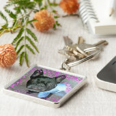 Porte-clés Bouledogue français (Côté)