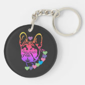 Porte-clés Bouledogue français Anniversaire Bouledogue França (Dos)