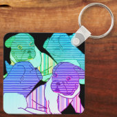 Porte-clés Bouledogue français Neon Vacances (Verso)