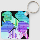 Porte-clés Bouledogue français Neon Vacances (Dos)