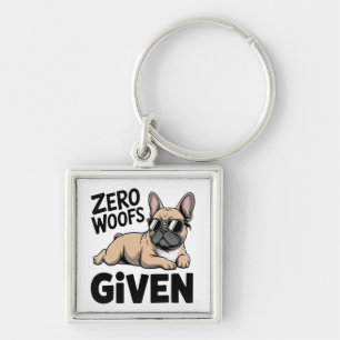 Porte-clés Bouledogue Français Sarcasique Antisocial Frenchie