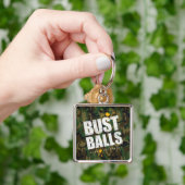 Porte-clés Boules de buste de Paintball (camo) (main)