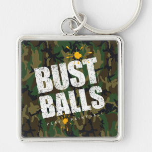 Porte-clés Boules de buste de Paintball (camo)