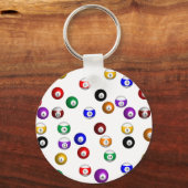 Porte-clés Boules de piscine (Recto)