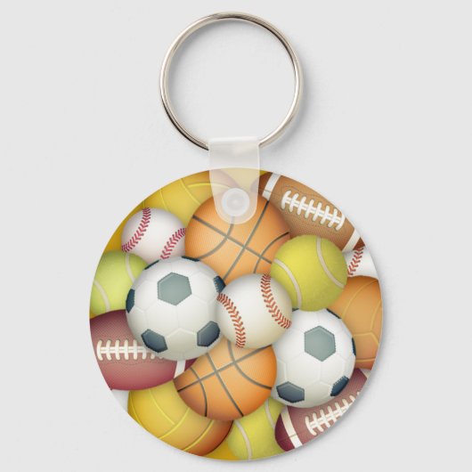 Porte-clés Boules de sport (Recto)