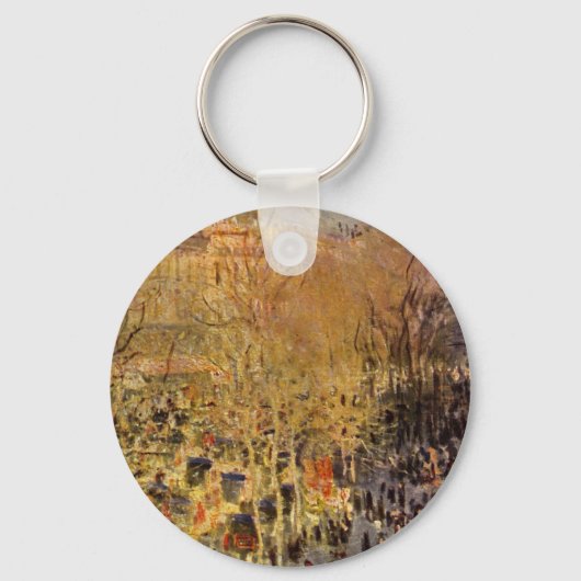 Porte-clés Boulevard des Capucines par Claude Monet, Art nouv (Recto)