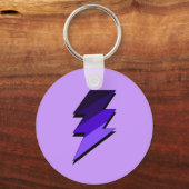 Porte-clés Boulon à tonnerre pourpre (Recto)