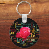 Porte-clés Bouquet d'amour : Une expression sincère (Recto)